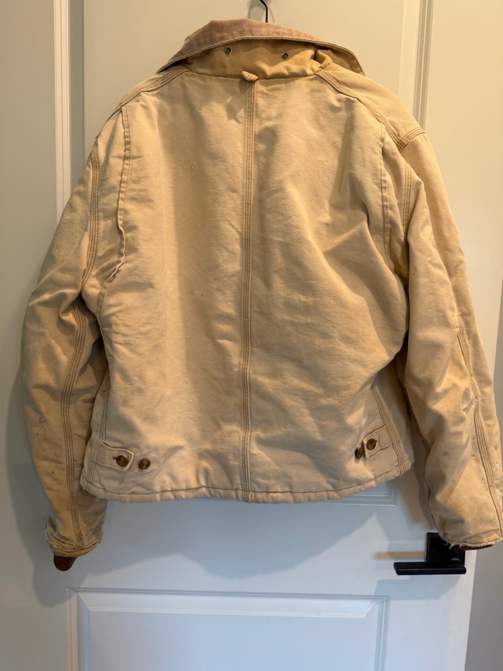Vintage Carhartt Detroit Jacket Mens Extra Large Brown J02 BRN 80s Made in USA - Picture 4 of 15